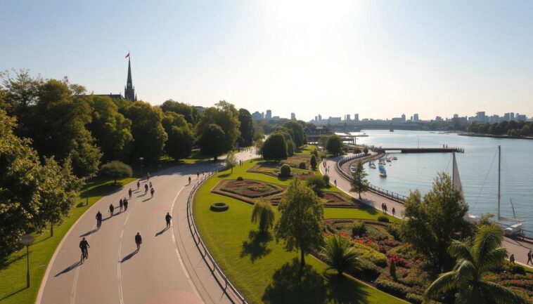 Typisch Hamburg: Elbstrand, Stadtpark und Planten un Blomen