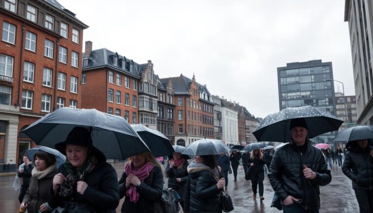 Typisch Hamburger Wetter: Regen, Wind und wie man sich kleidet